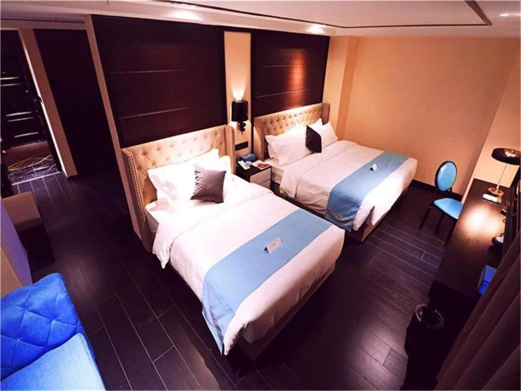 Bed in Xana Hotelle·Xining Dashizi Central Square