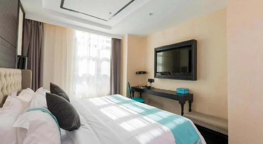 Bed in Xana Hotelle·Xining Dashizi Central Square