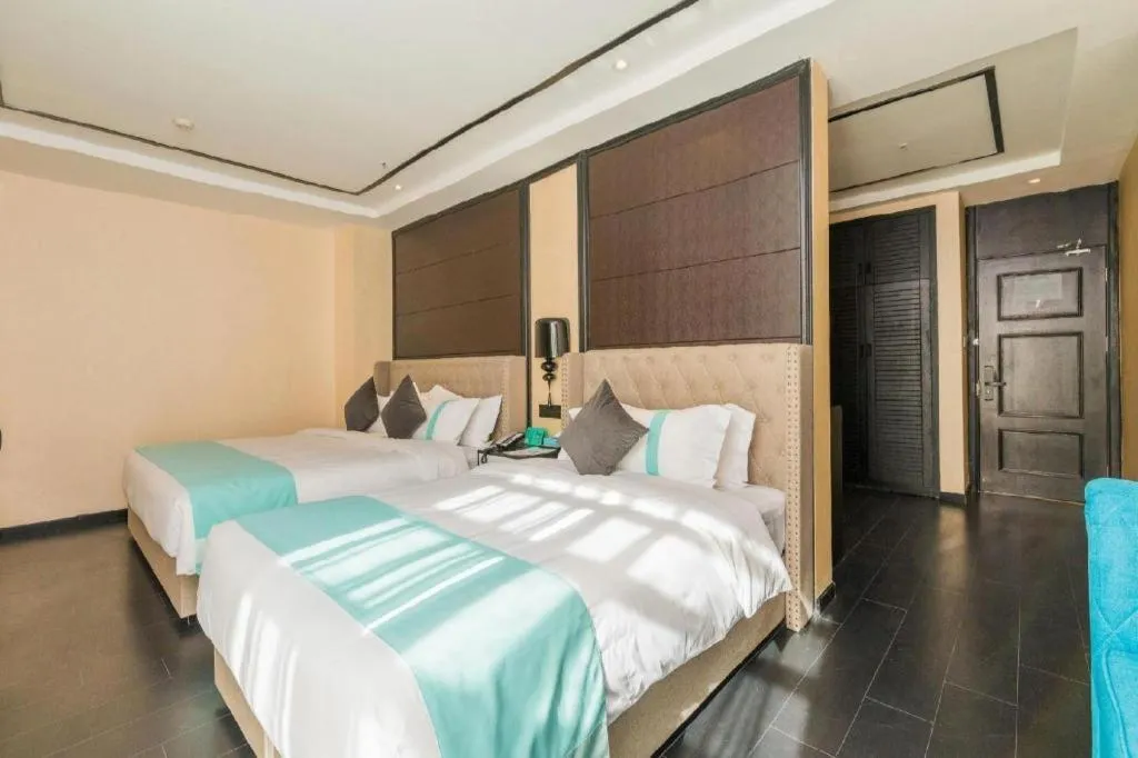 Bed in Xana Hotelle·Xining Dashizi Central Square