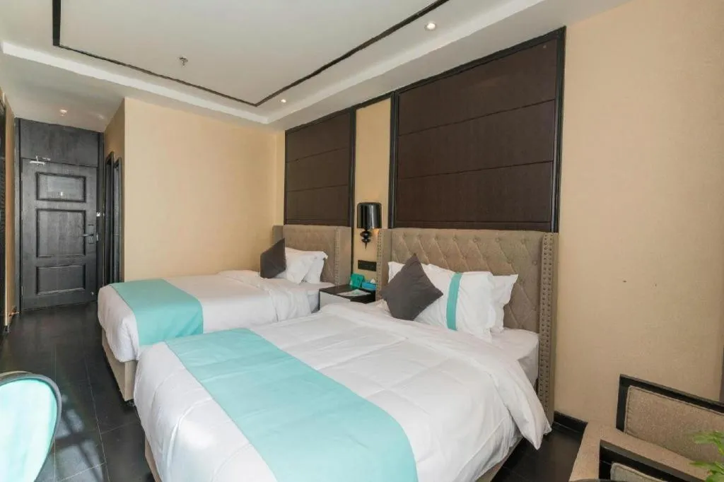 Bed in Xana Hotelle·Xining Dashizi Central Square