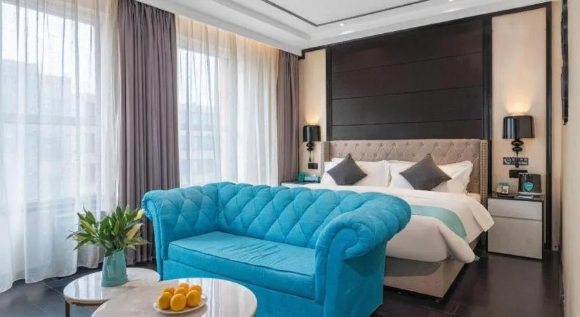 Bed in Xana Hotelle·Xining Dashizi Central Square