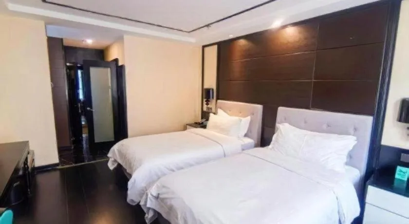 Bed in Xana Hotelle·Xining Dashizi Central Square