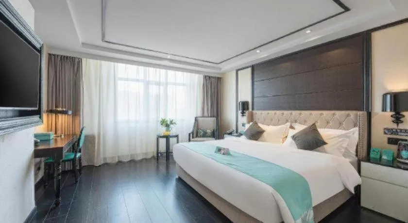 Bed in Xana Hotelle·Xining Dashizi Central Square
