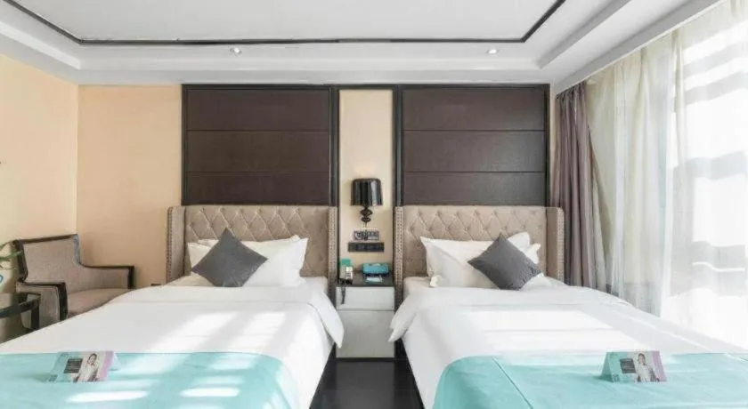 Bed in Xana Hotelle·Xining Dashizi Central Square