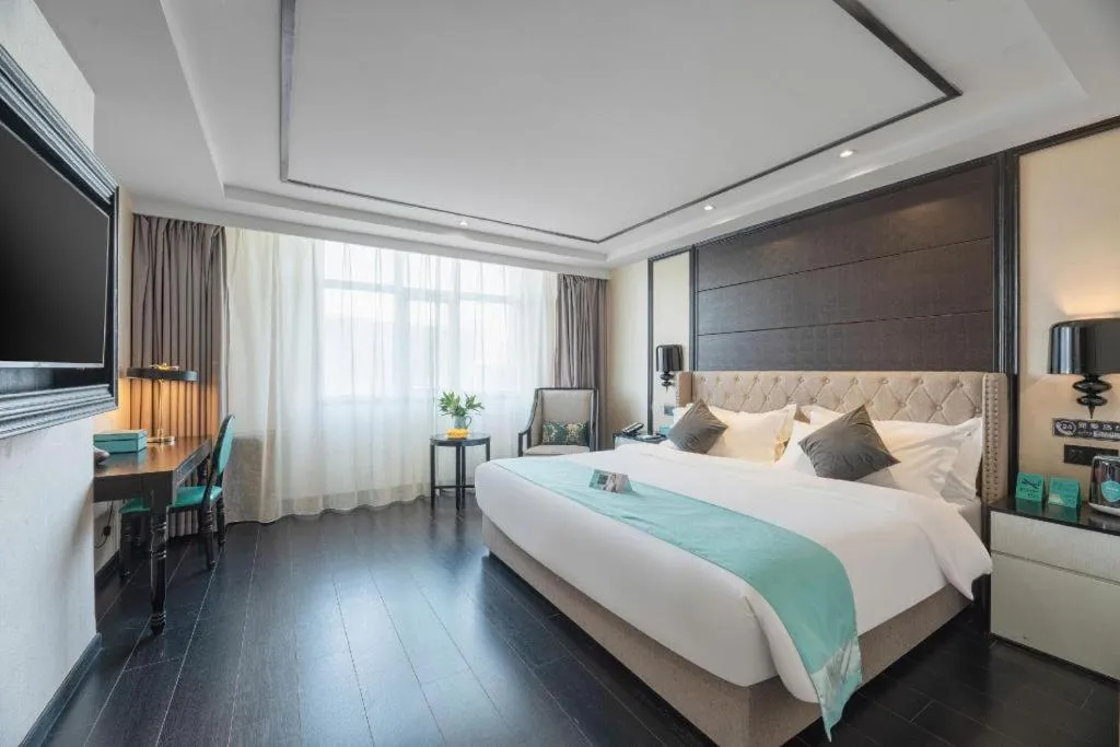 Bed in Xana Hotelle·Xining Dashizi Central Square