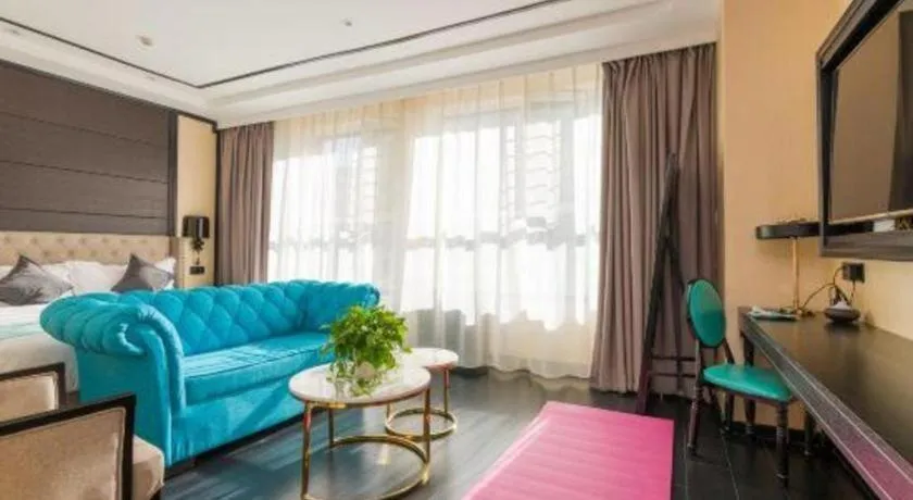 Bed in Xana Hotelle·Xining Dashizi Central Square