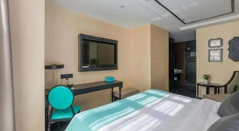 Bed in Xana Hotelle·Xining Dashizi Central Square