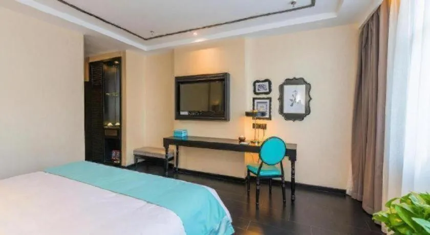 Bed in Xana Hotelle·Xining Dashizi Central Square