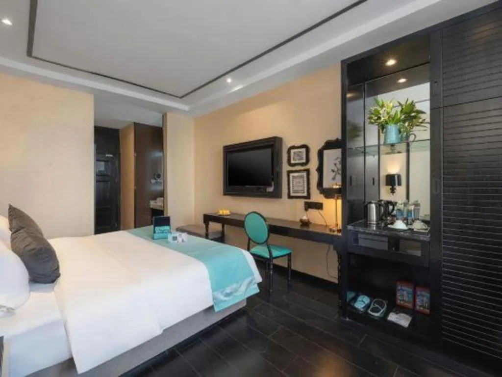 Bed in Xana Hotelle·Xining Dashizi Central Square