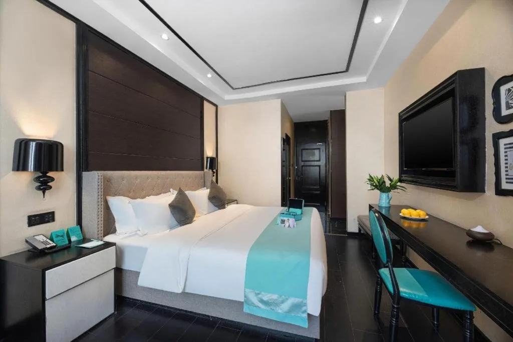 Bed in Xana Hotelle·Xining Dashizi Central Square