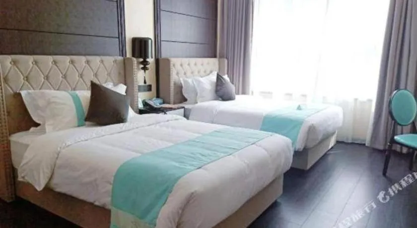 Bed in Xana Hotelle·Xining Dashizi Central Square