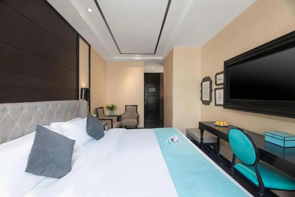 Bed in Xana Hotelle·Xining Dashizi Central Square