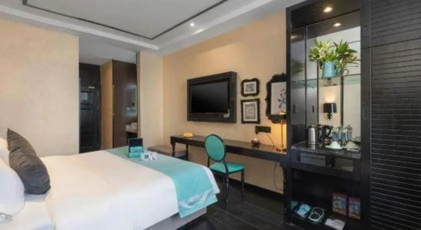 Bed in Xana Hotelle·Xining Dashizi Central Square