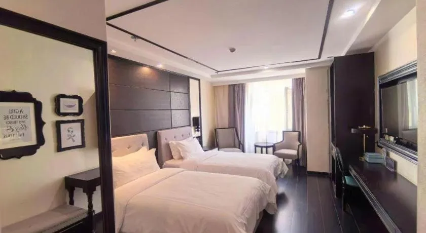 Bed in Xana Hotelle·Xining Dashizi Central Square