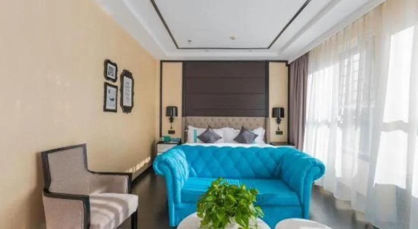 Bed in Xana Hotelle·Xining Dashizi Central Square