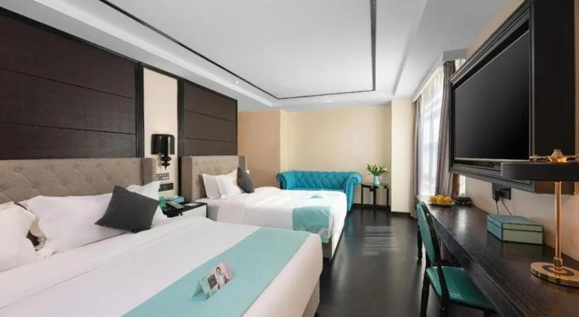 Bed in Xana Hotelle·Xining Dashizi Central Square