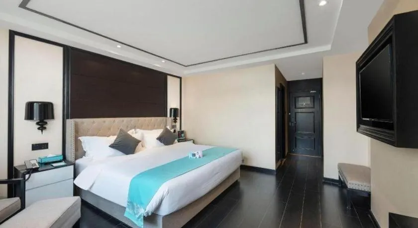 Bed in Xana Hotelle·Xining Dashizi Central Square