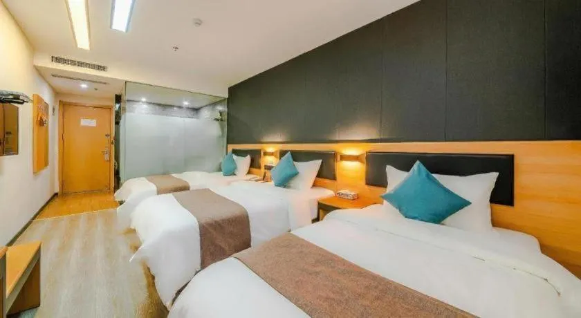 Bed in Thank Inn Plus Hotel Shandong Zhucheng Renmin Road