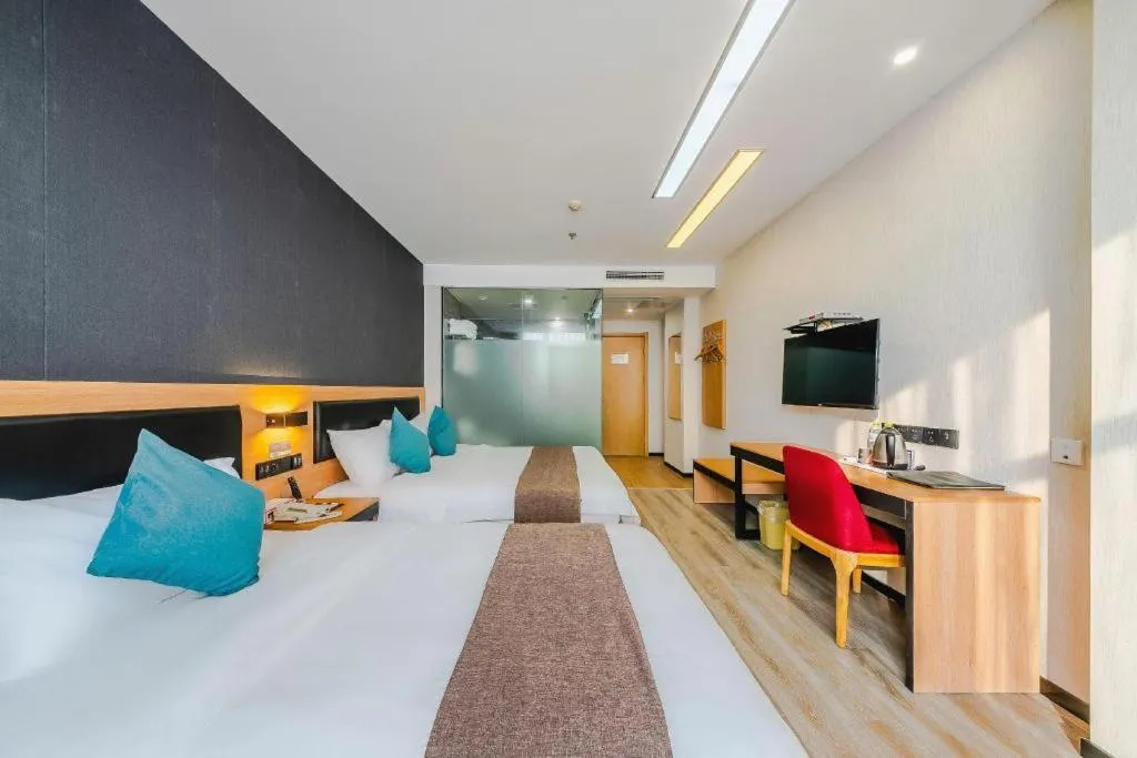 Bed in Thank Inn Plus Hotel Shandong Zhucheng Renmin Road