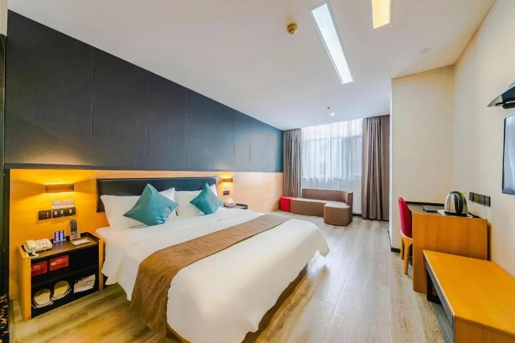 Bed in Thank Inn Plus Hotel Shandong Zhucheng Renmin Road