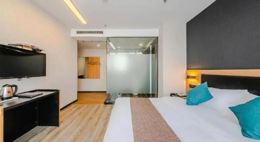 Bed in Thank Inn Plus Hotel Shandong Zhucheng Renmin Road