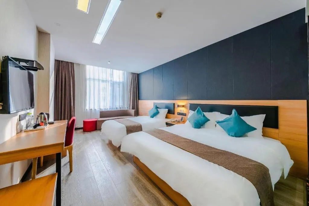 Bed in Thank Inn Plus Hotel Shandong Zhucheng Renmin Road