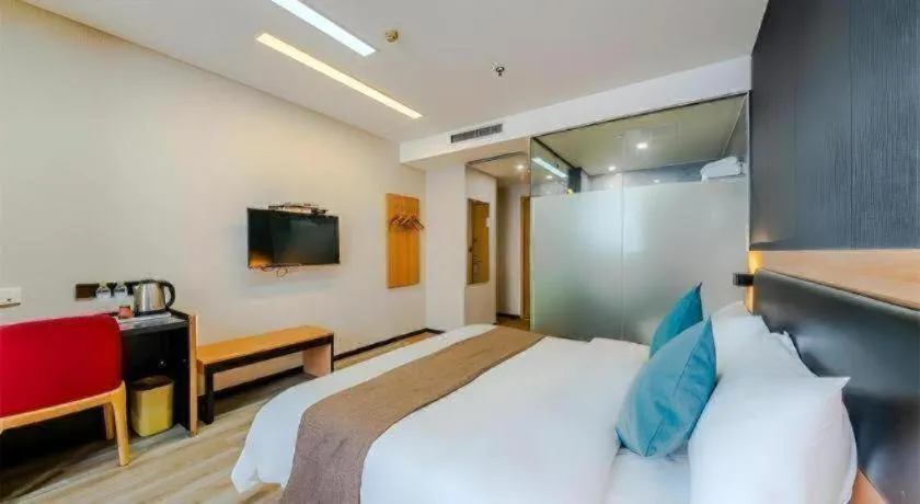 Bed in Thank Inn Plus Hotel Shandong Zhucheng Renmin Road