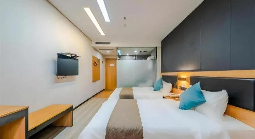 Bed in Thank Inn Plus Hotel Shandong Zhucheng Renmin Road
