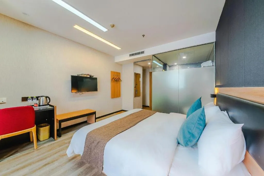 Bed in Thank Inn Plus Hotel Shandong Zhucheng Renmin Road