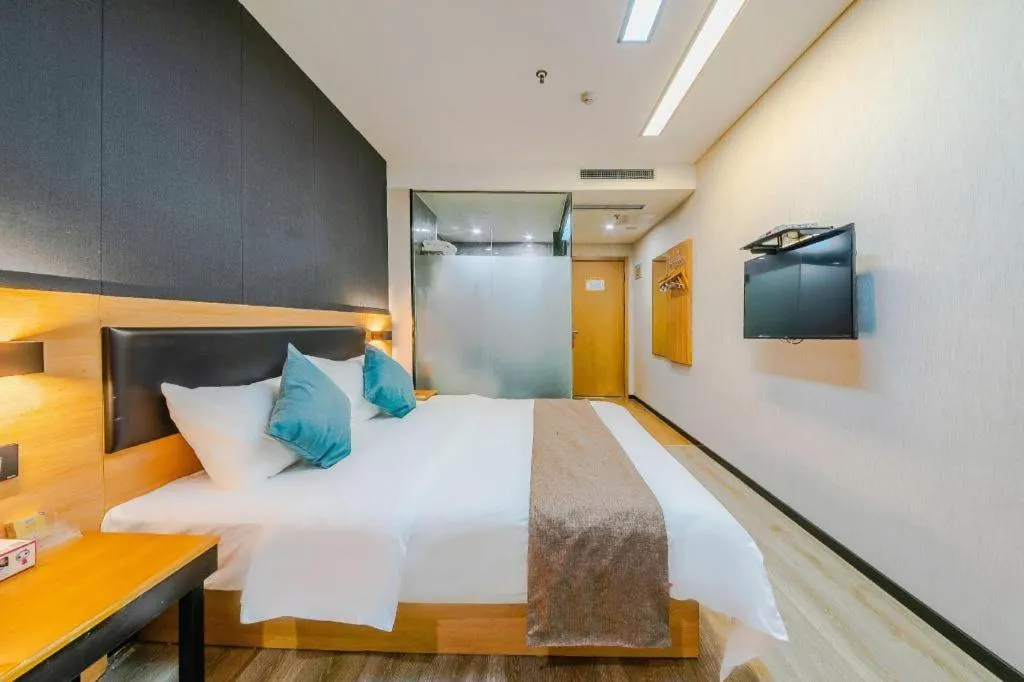Bed in Thank Inn Plus Hotel Shandong Zhucheng Renmin Road