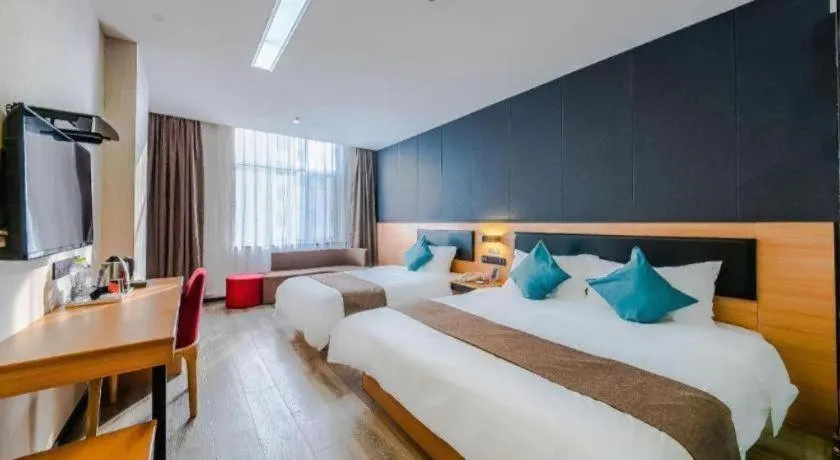 Bed in Thank Inn Plus Hotel Shandong Zhucheng Renmin Road