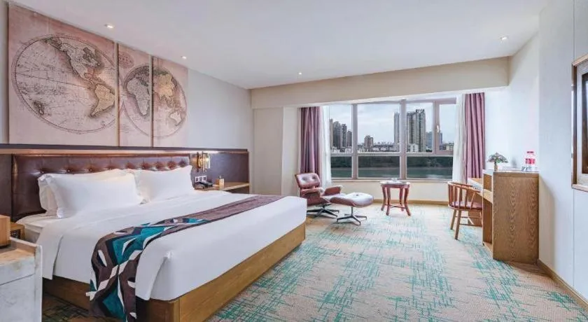 Bed in James Joyce Coffetel·Hengyang Jiefang Road Xianfeng Dock