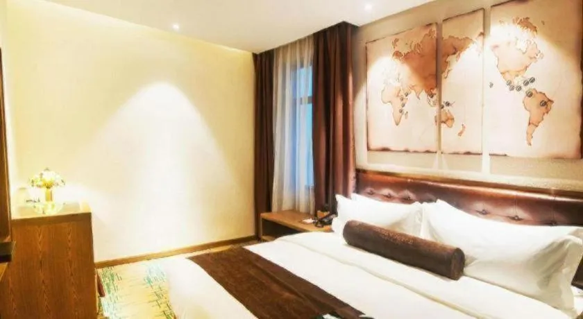 Bed in James Joyce Coffetel·Hengyang Jiefang Road Xianfeng Dock
