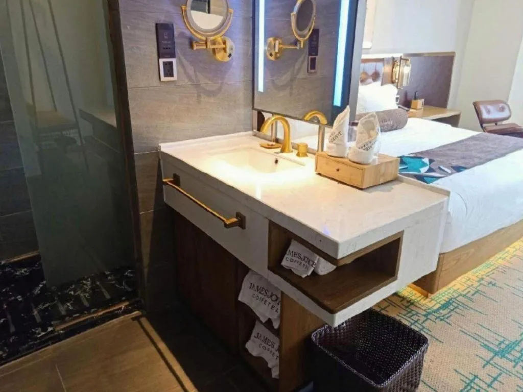 Bed in James Joyce Coffetel·Hengyang Jiefang Road Xianfeng Dock