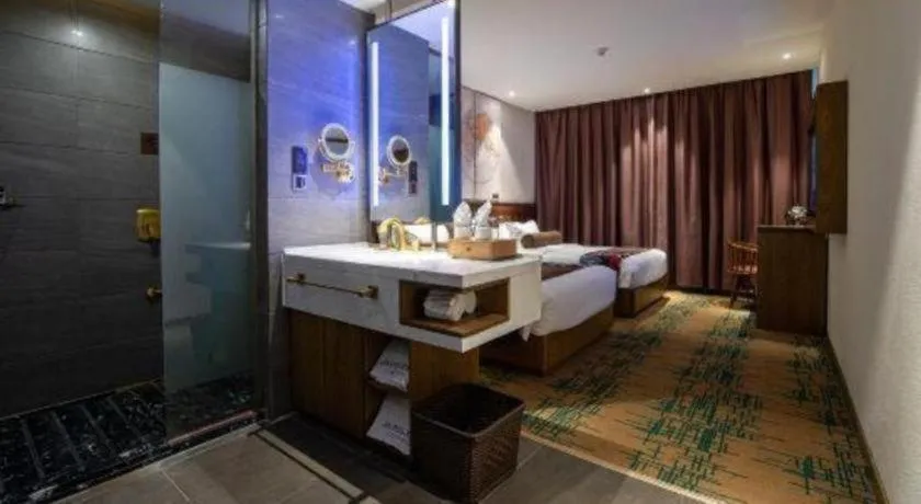 Bed in James Joyce Coffetel·Hengyang Jiefang Road Xianfeng Dock