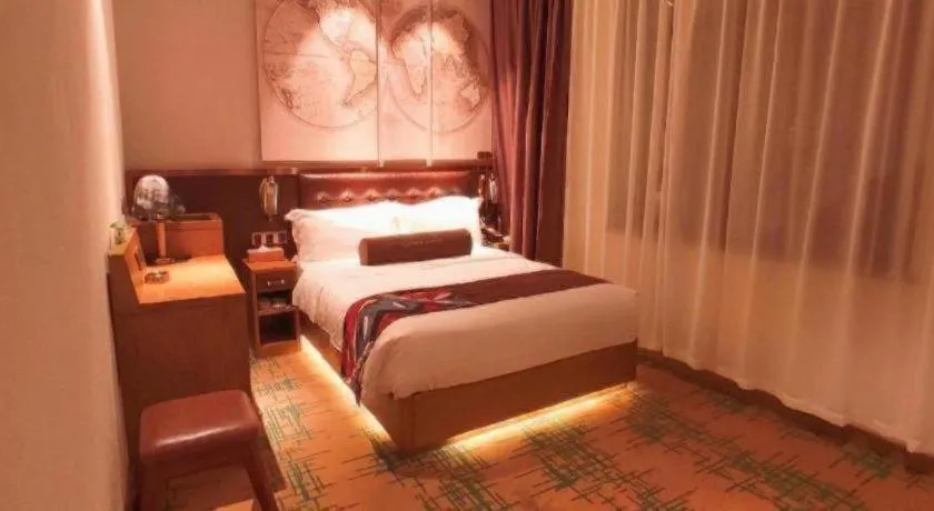 Bed in James Joyce Coffetel·Hengyang Jiefang Road Xianfeng Dock