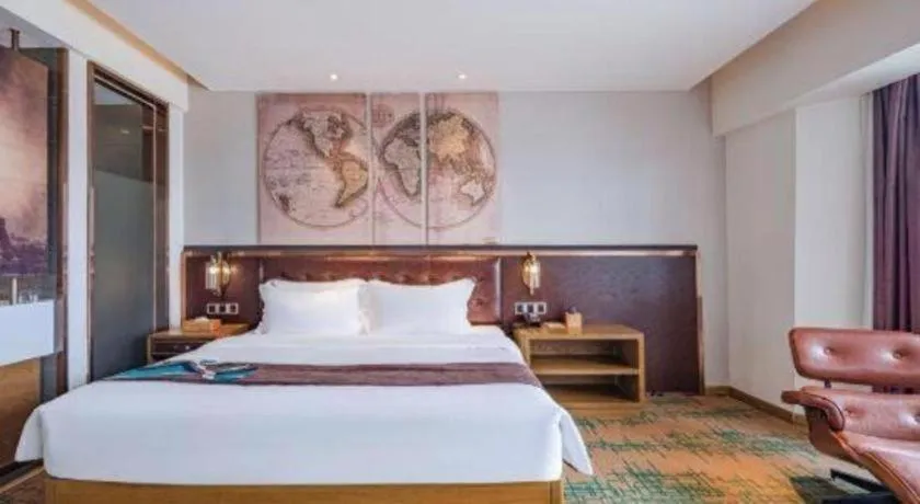 Bed in James Joyce Coffetel·Hengyang Jiefang Road Xianfeng Dock