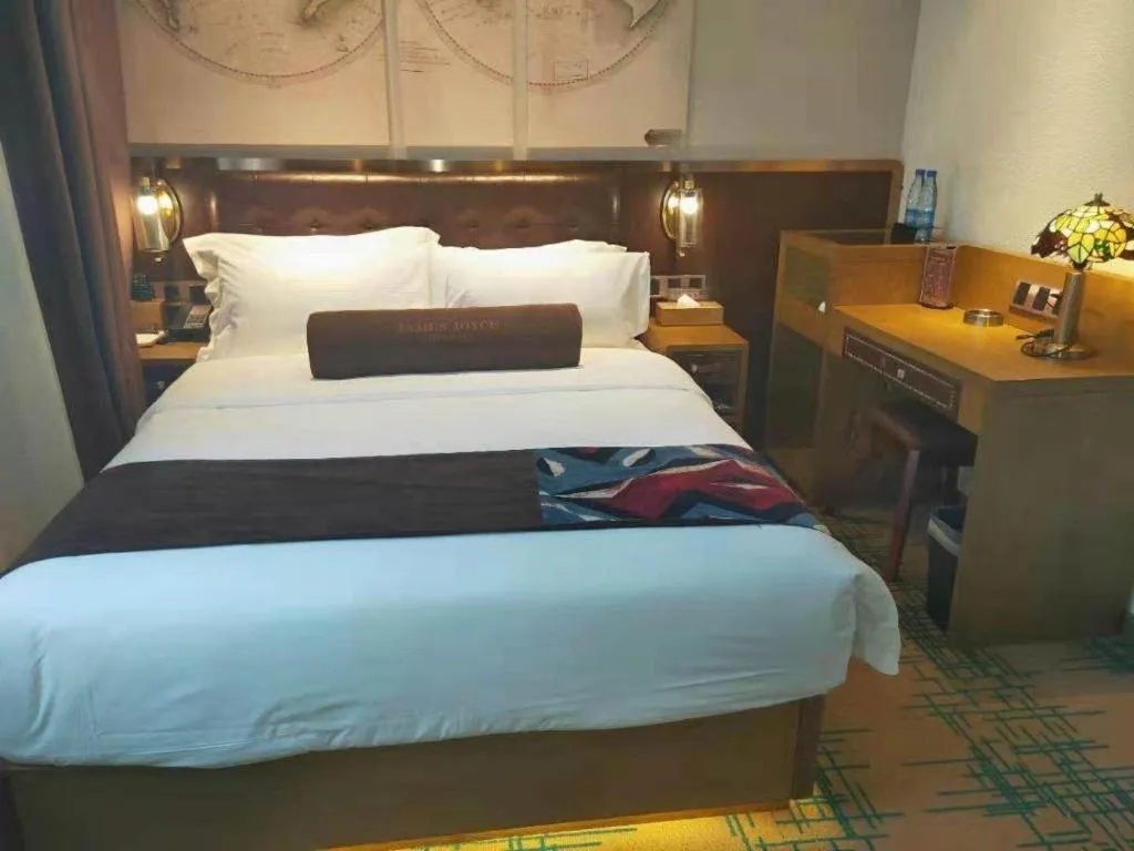 Bed in James Joyce Coffetel·Hengyang Jiefang Road Xianfeng Dock
