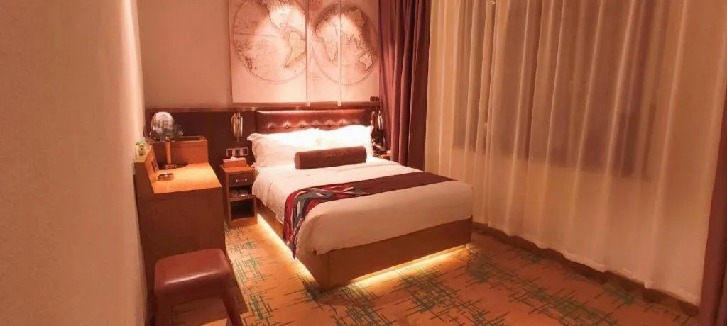 Bed in James Joyce Coffetel·Hengyang Jiefang Road Xianfeng Dock