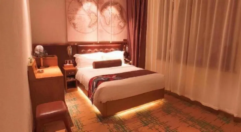 Bed in James Joyce Coffetel·Hengyang Jiefang Road Xianfeng Dock