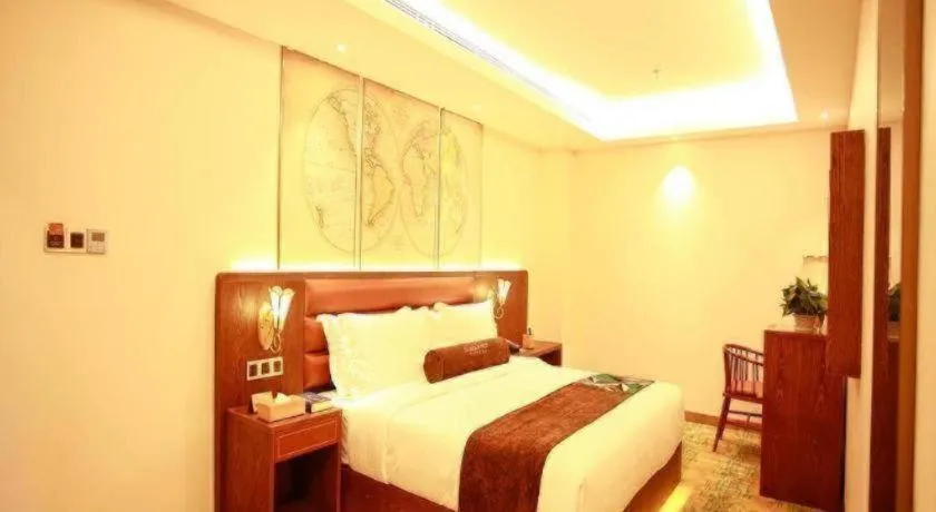 Bed in James Joyce Coffetel Harbin Railway Station Songlei Yuanda Pedestrian Street