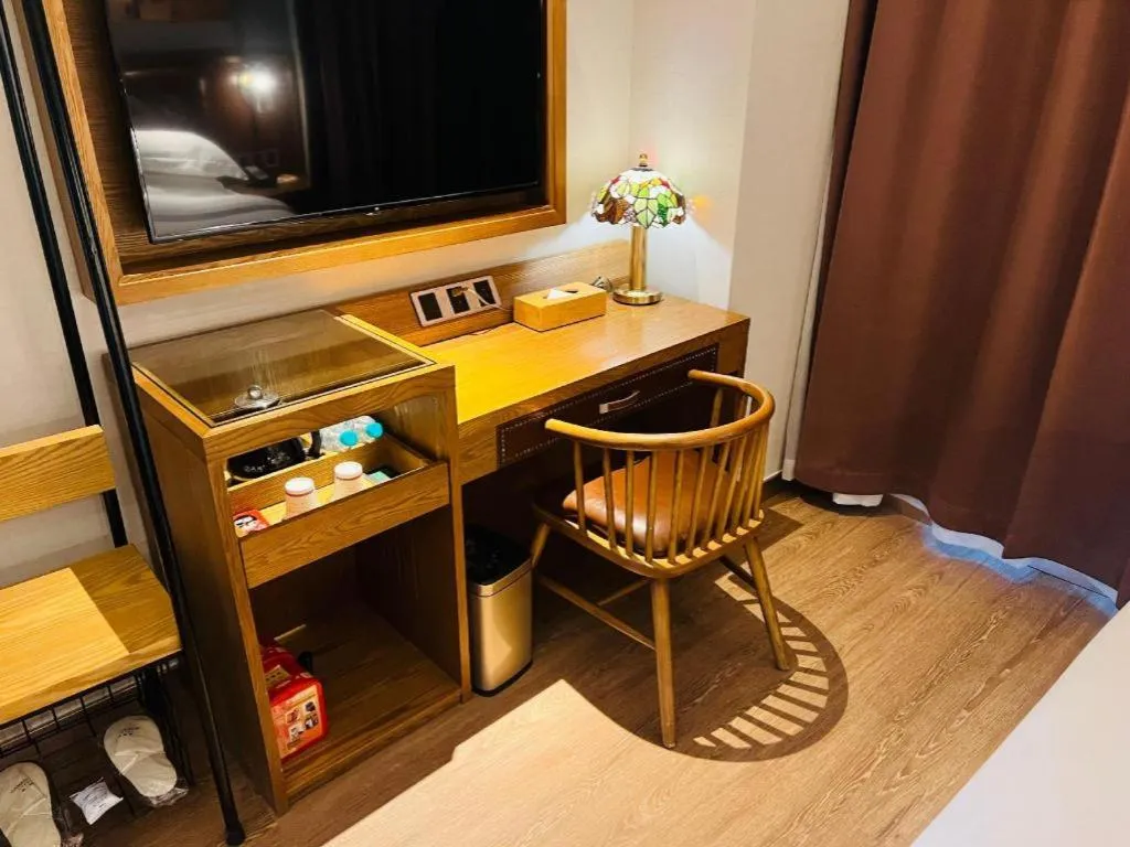 Bed in James Joyce Coffetel·Huludao Xingcheng Seaside Tourist Scenic Spot