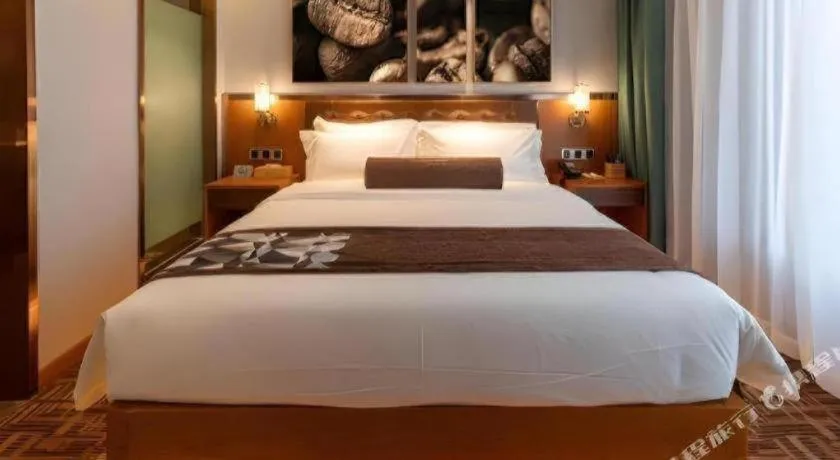 Bed in James Joyce Coffetel·Huludao Xingcheng Seaside Tourist Scenic Spot