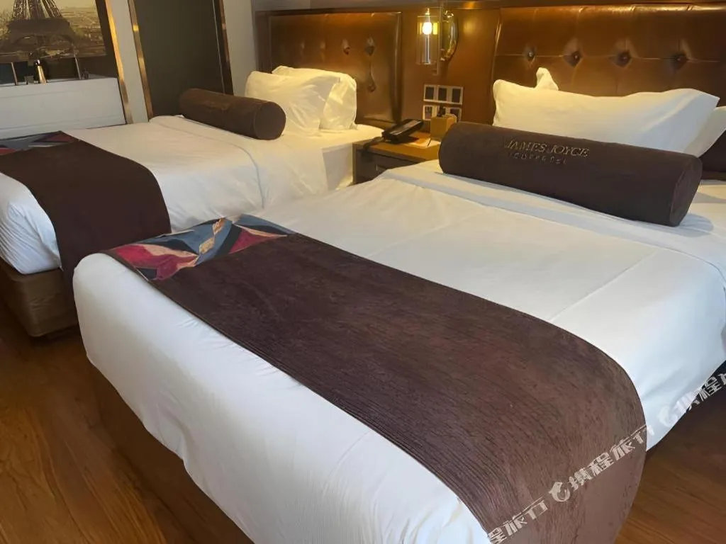 Bed in James Joyce Coffetel·Huludao Xingcheng Seaside Tourist Scenic Spot