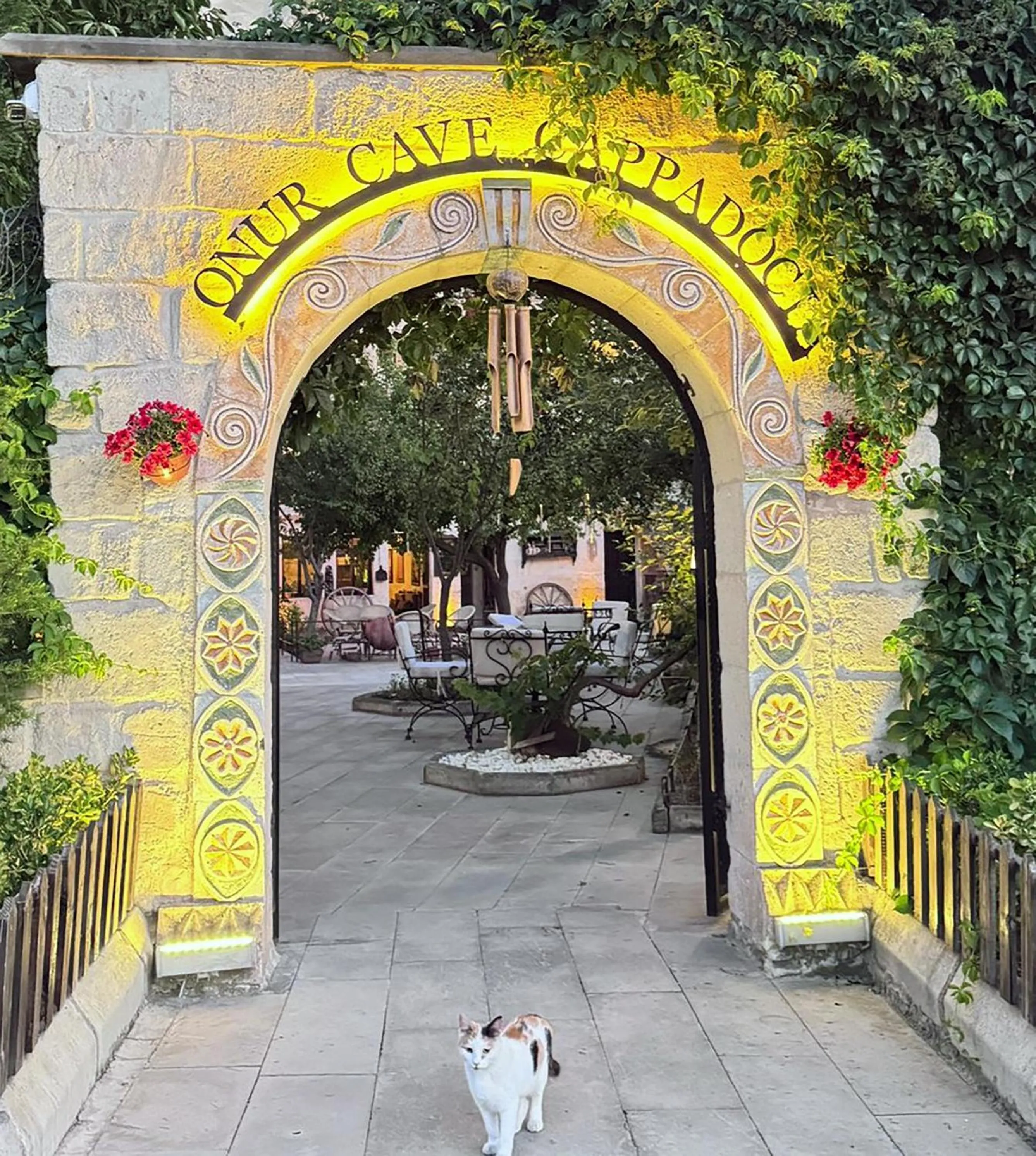 Facade/entrance in Onur Cave Cappadocia