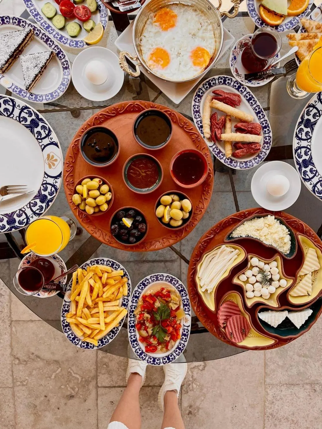 Breakfast in Onur Cave Cappadocia