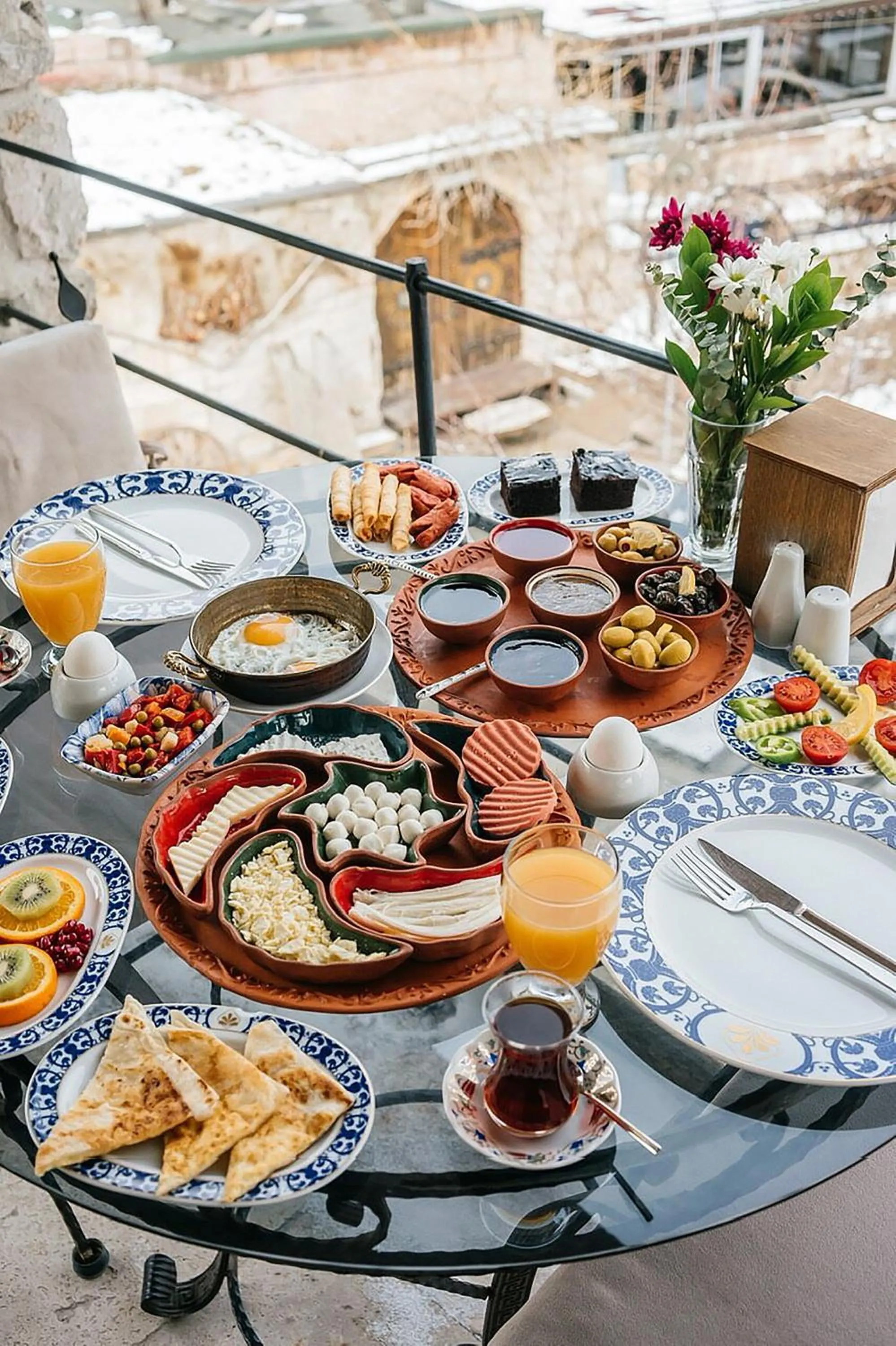Breakfast in Onur Cave Cappadocia