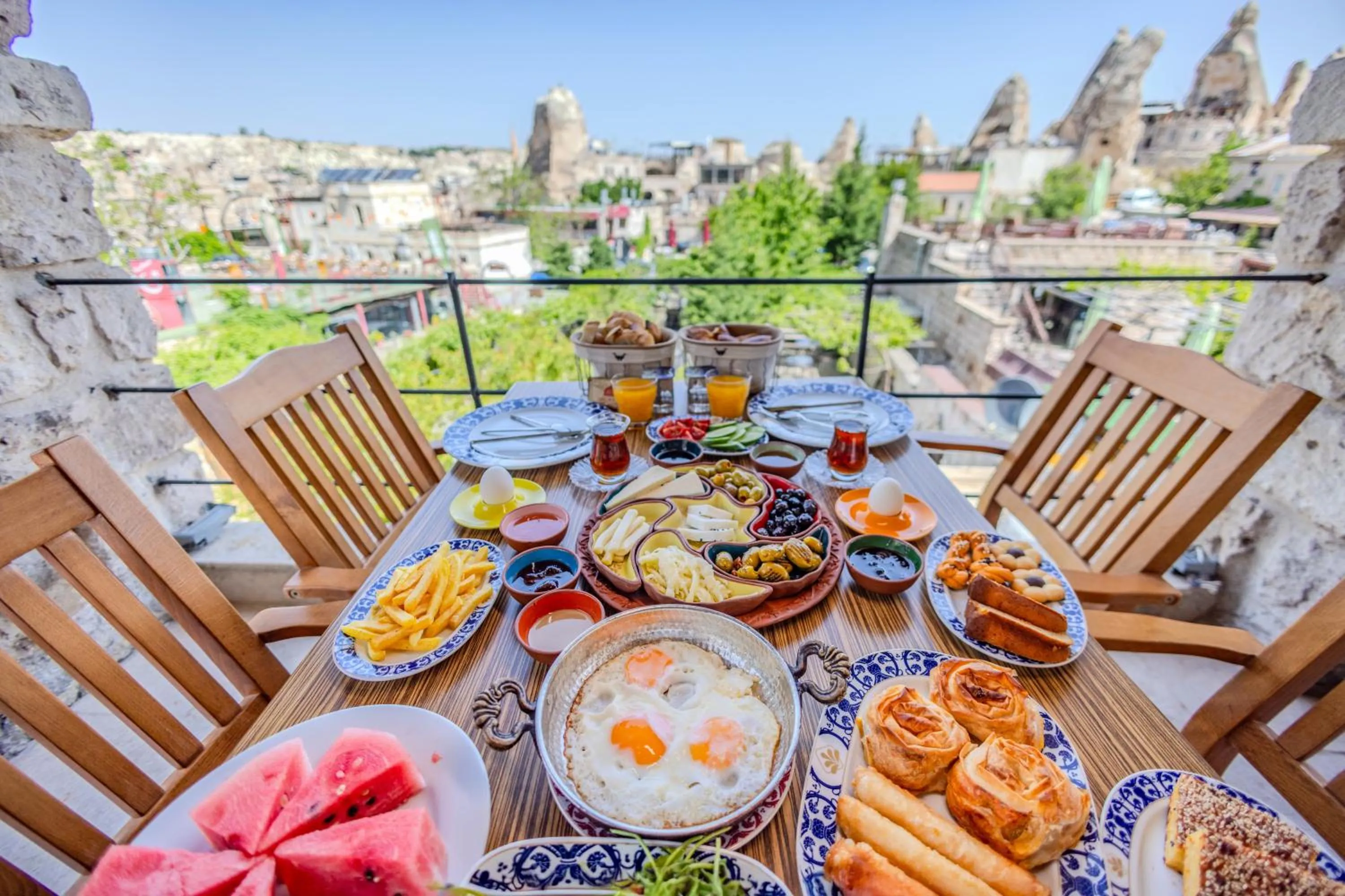 Breakfast in Onur Cave Cappadocia