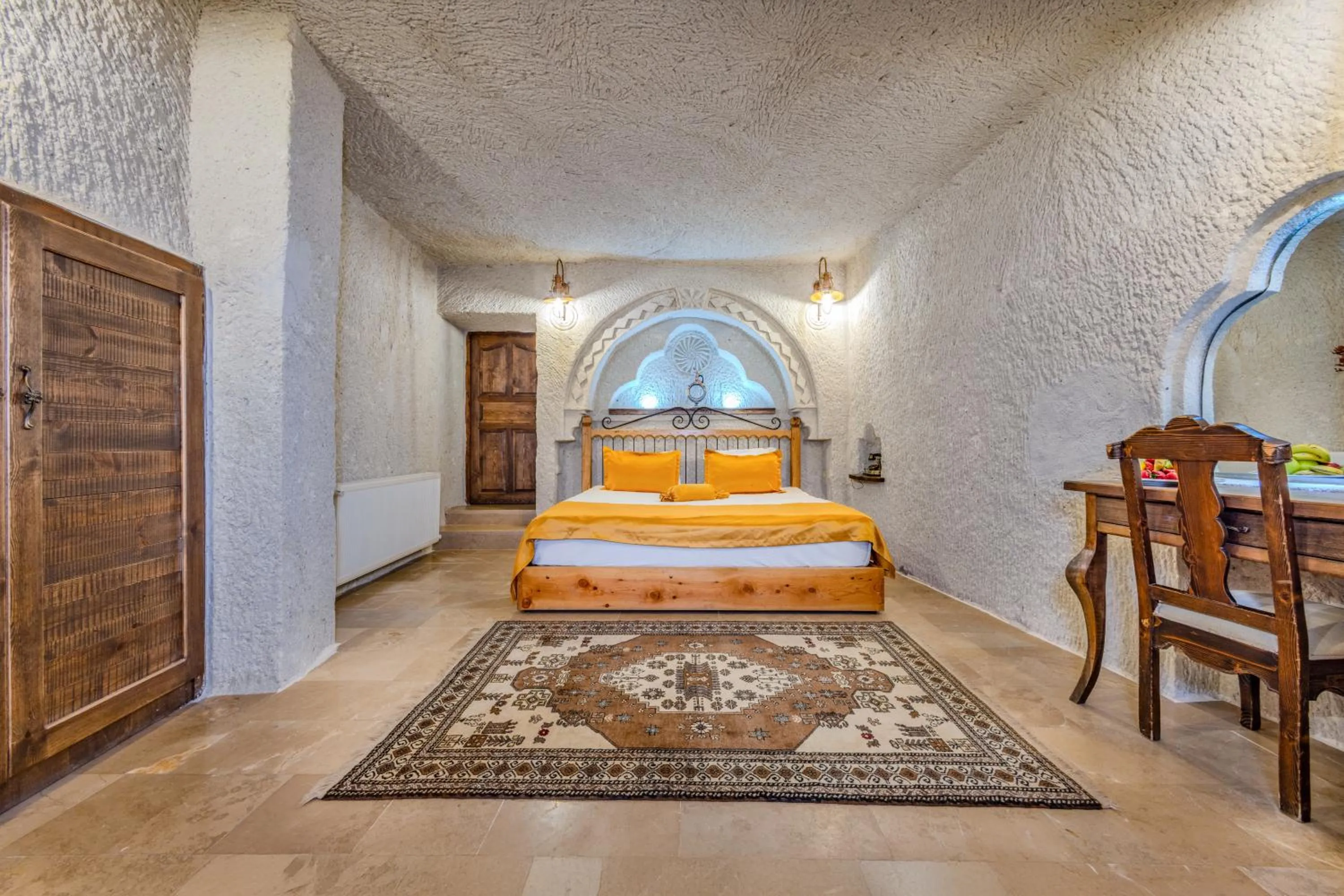 Bed in Onur Cave Cappadocia