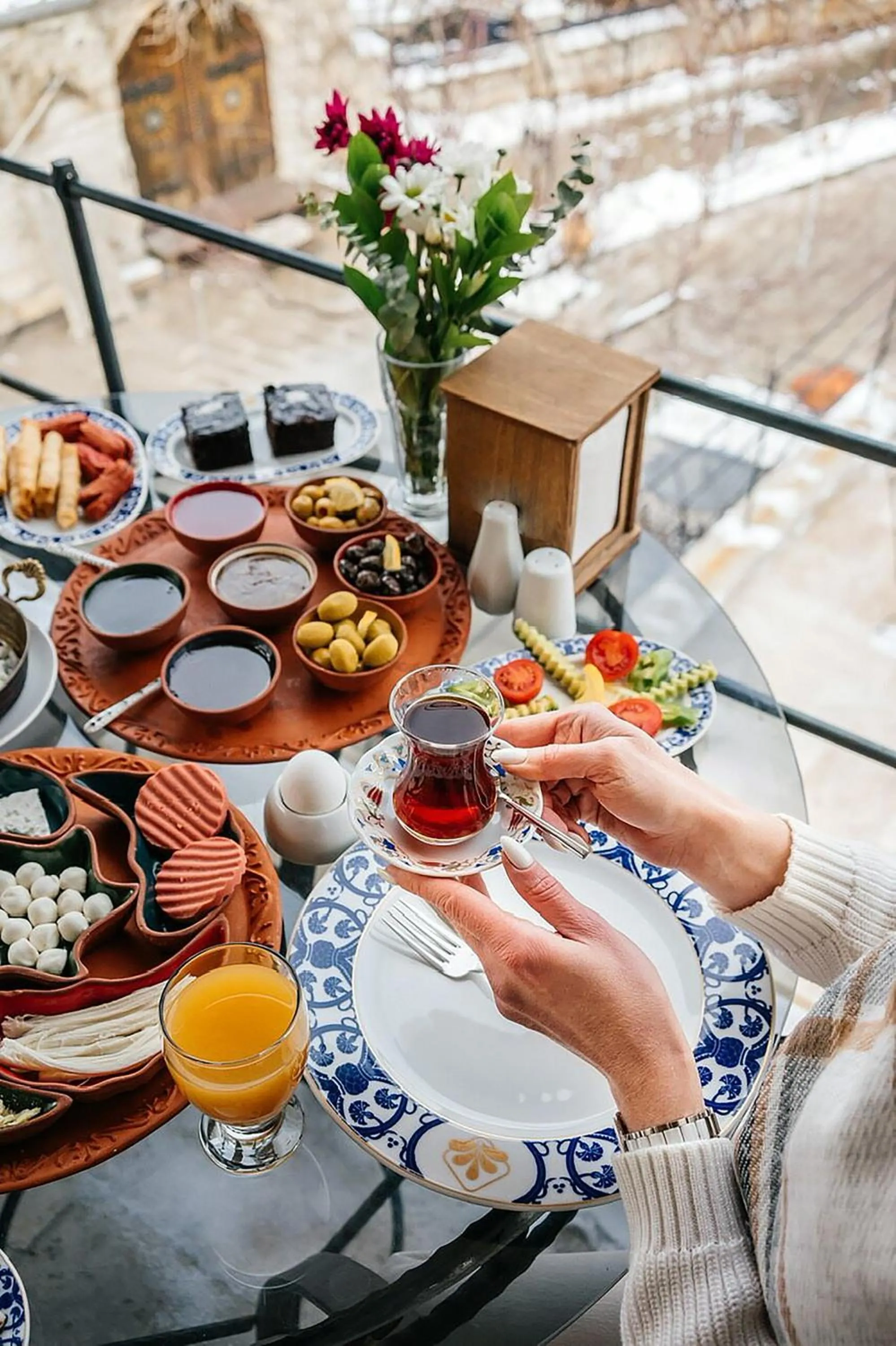 Breakfast in Onur Cave Cappadocia